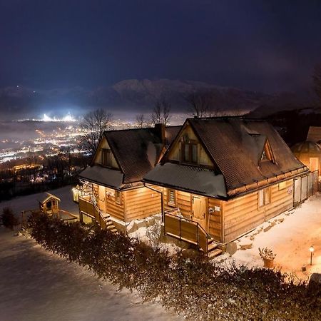 Domki Widokowe Wooden Luxury Chalet & Jacuzzi Zab Exteriér fotografie