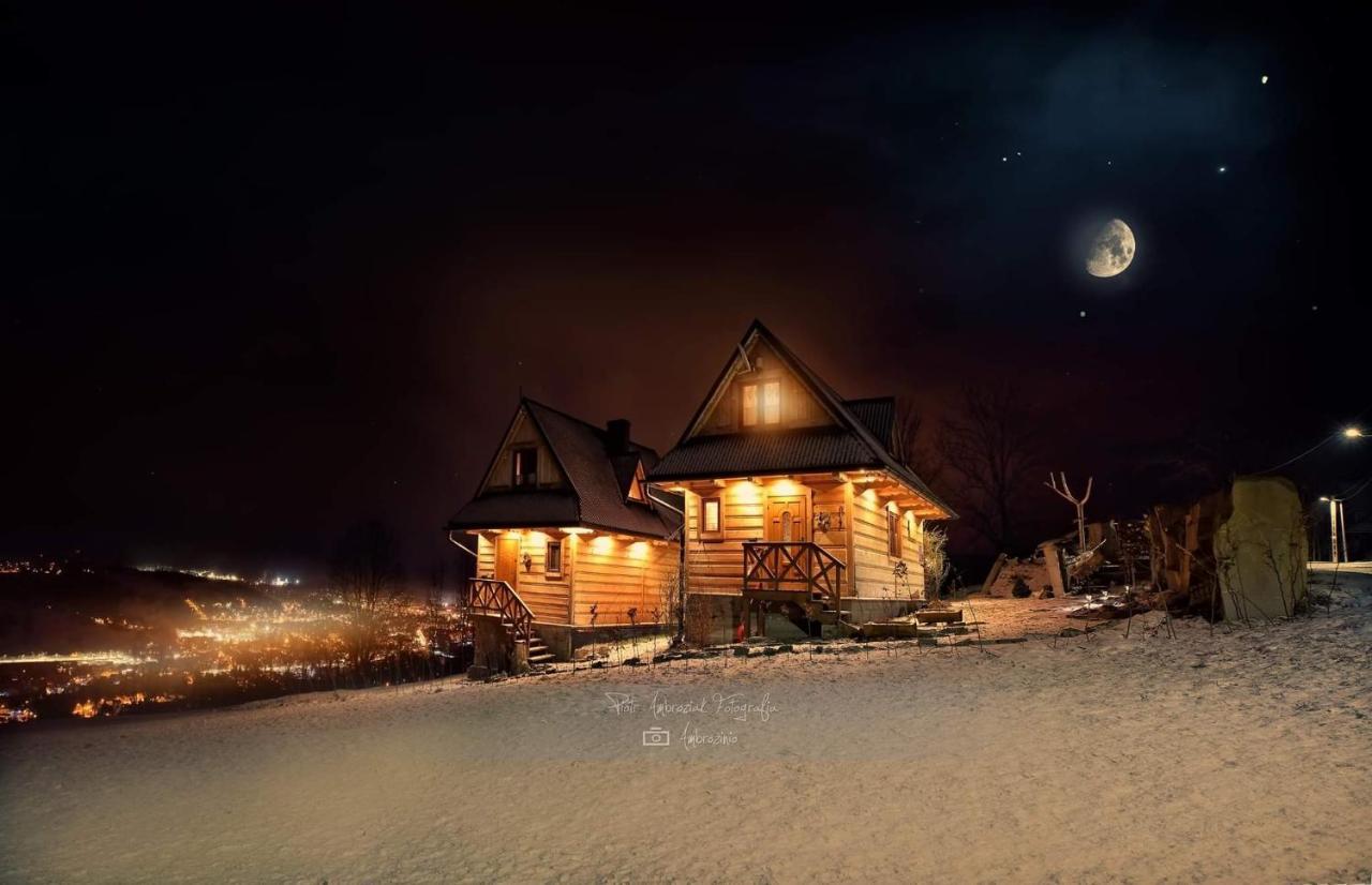 Domki Widokowe Wooden Luxury Chalet & Jacuzzi Zab Exteriér fotografie