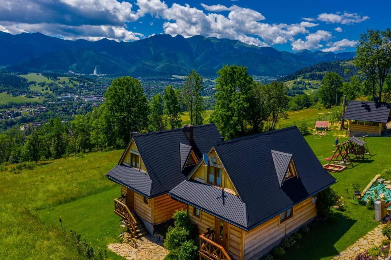 Domki Widokowe Wooden Luxury Chalet & Jacuzzi Zab Exteriér fotografie