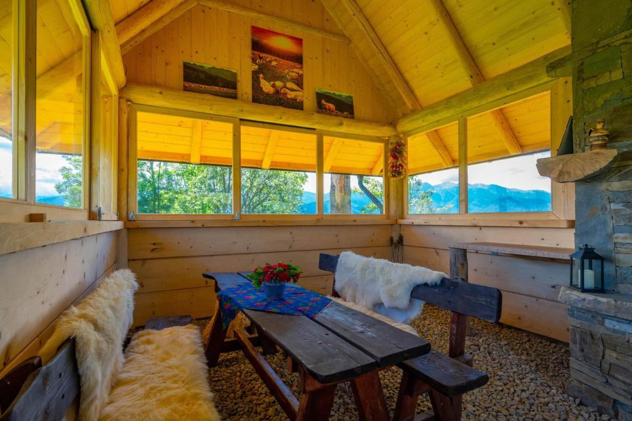 Domki Widokowe Wooden Luxury Chalet & Jacuzzi Zab Exteriér fotografie