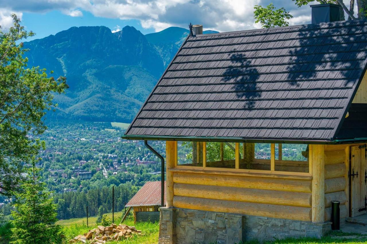 Domki Widokowe Wooden Luxury Chalet & Jacuzzi Zab Exteriér fotografie
