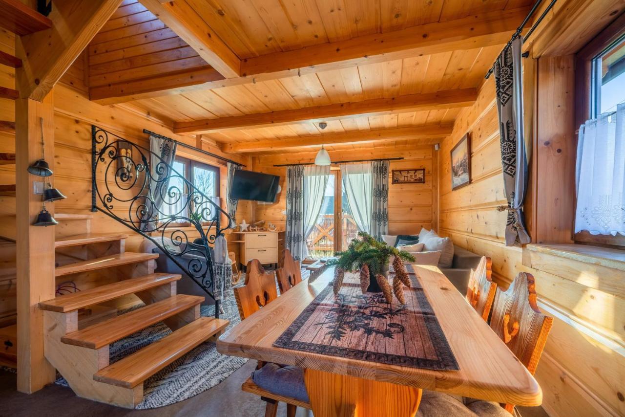 Domki Widokowe Wooden Luxury Chalet & Jacuzzi Zab Exteriér fotografie
