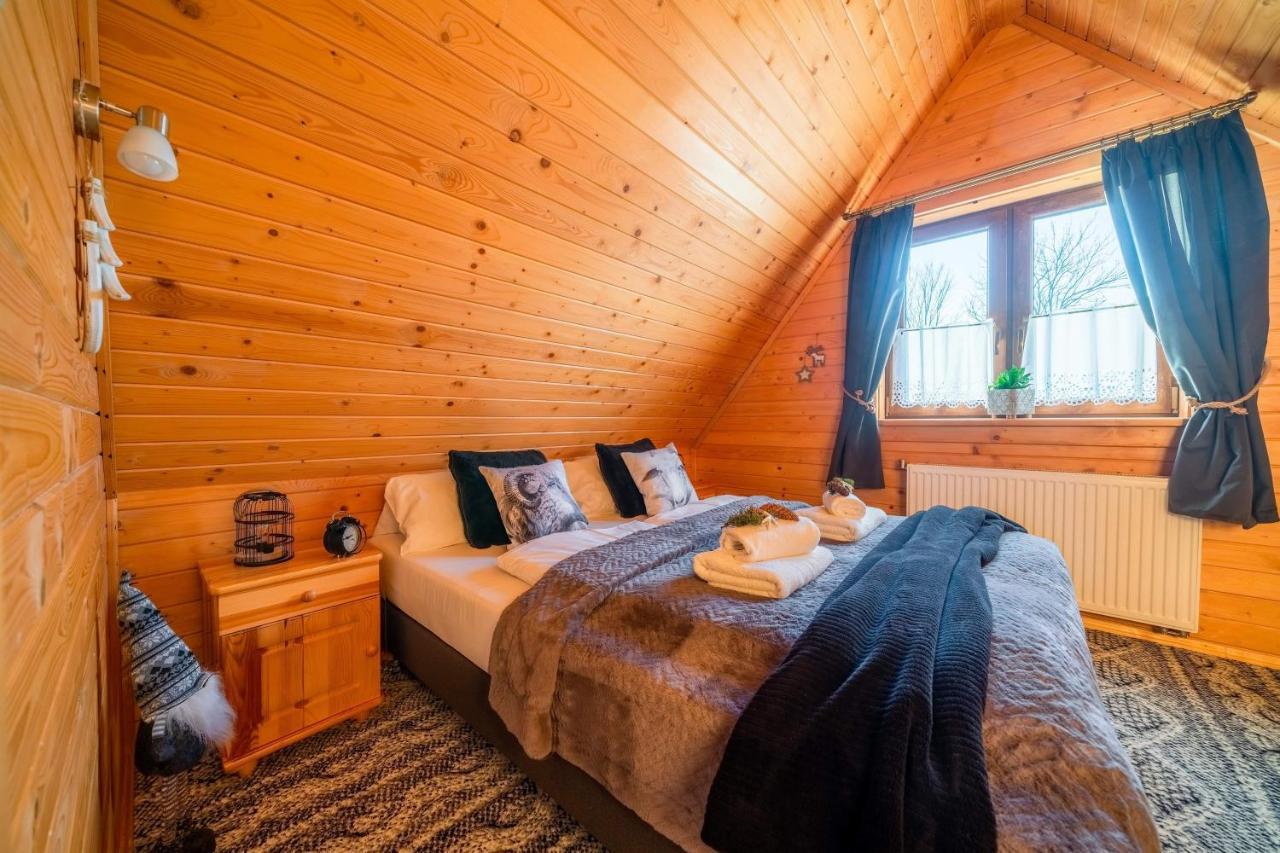 Domki Widokowe Wooden Luxury Chalet & Jacuzzi Zab Exteriér fotografie