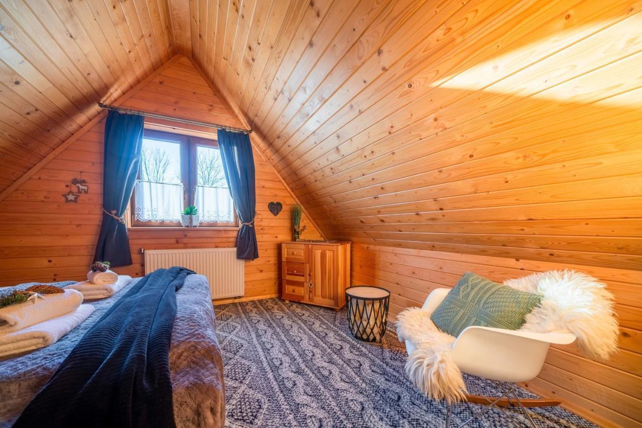 Domki Widokowe Wooden Luxury Chalet & Jacuzzi Zab Exteriér fotografie