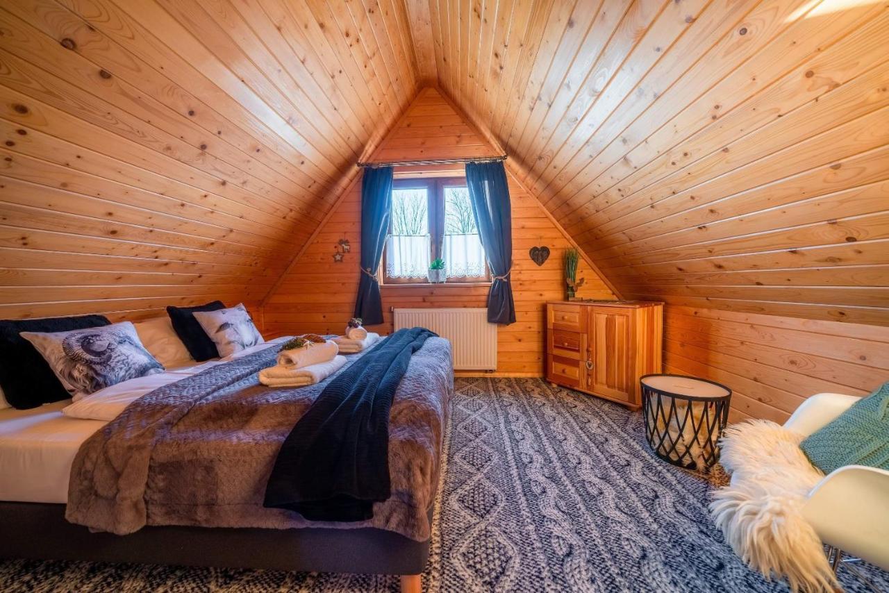Domki Widokowe Wooden Luxury Chalet & Jacuzzi Zab Exteriér fotografie