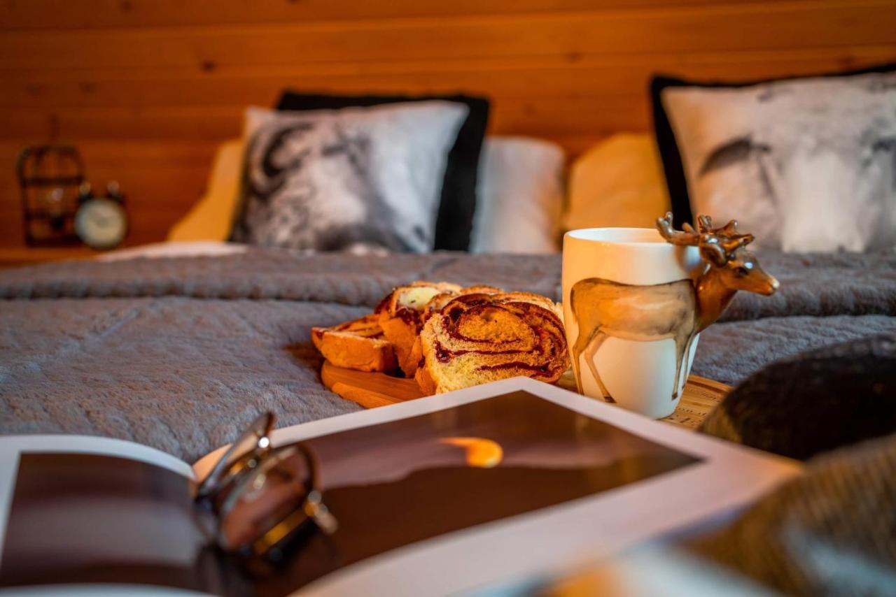 Domki Widokowe Wooden Luxury Chalet & Jacuzzi Zab Exteriér fotografie
