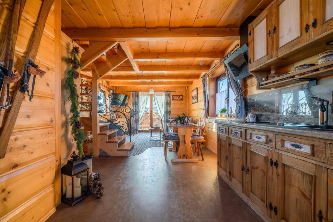 Domki Widokowe Wooden Luxury Chalet & Jacuzzi Zab Exteriér fotografie