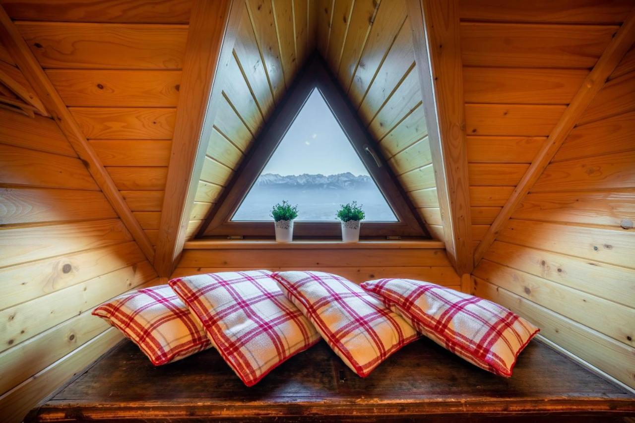 Domki Widokowe Wooden Luxury Chalet & Jacuzzi Zab Exteriér fotografie