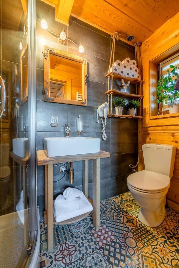 Domki Widokowe Wooden Luxury Chalet & Jacuzzi Zab Exteriér fotografie