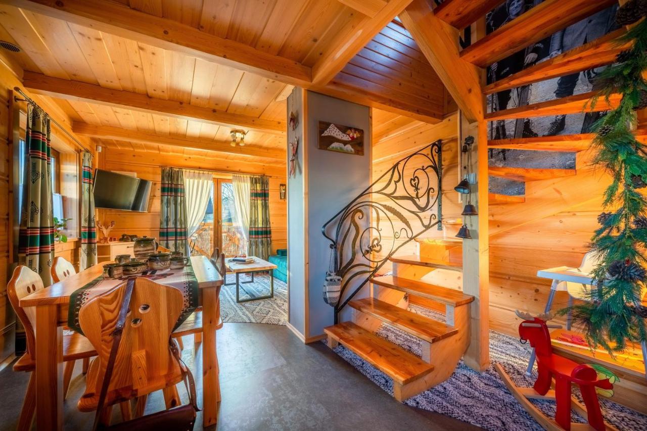 Domki Widokowe Wooden Luxury Chalet & Jacuzzi Zab Exteriér fotografie