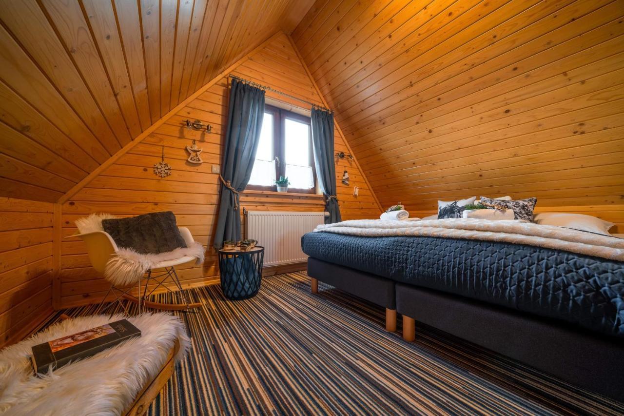 Domki Widokowe Wooden Luxury Chalet & Jacuzzi Zab Exteriér fotografie