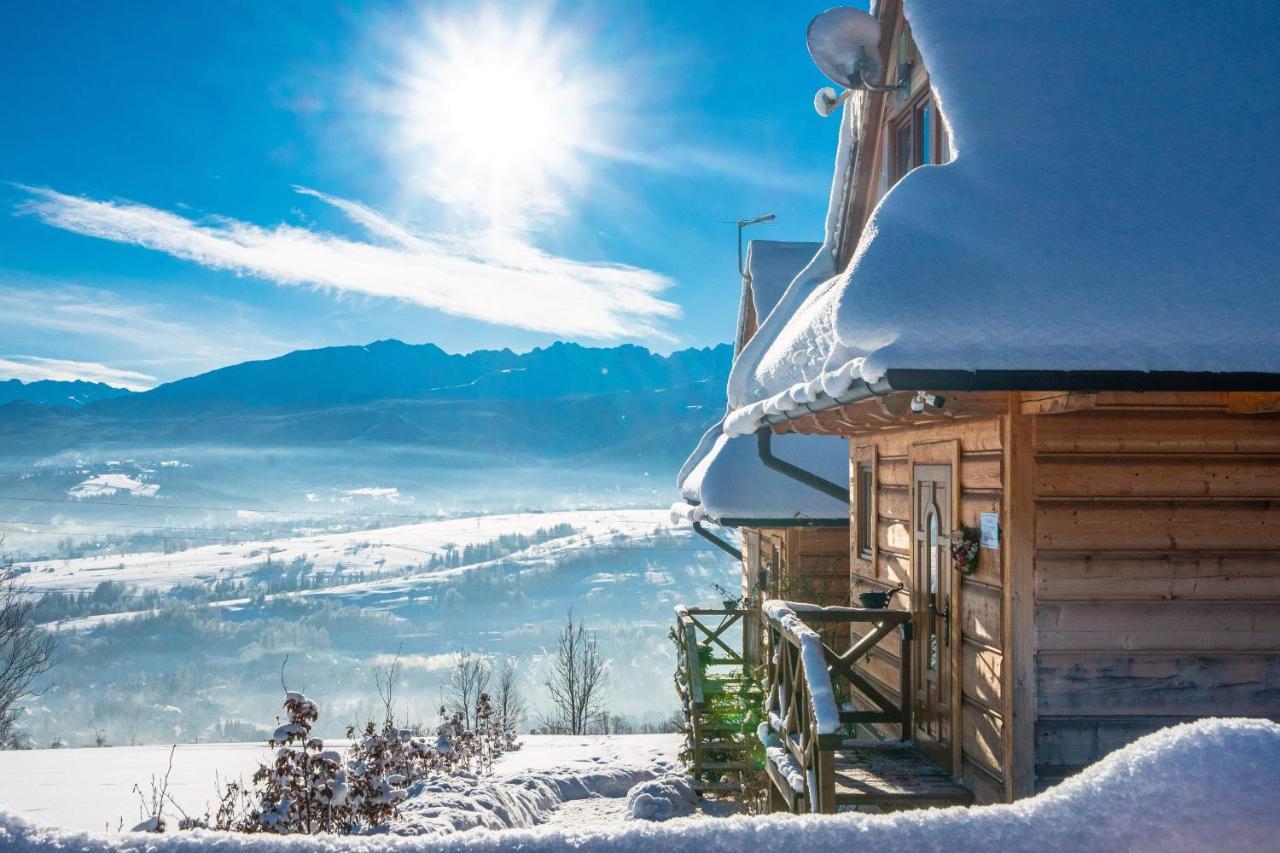 Domki Widokowe Wooden Luxury Chalet & Jacuzzi Zab Exteriér fotografie