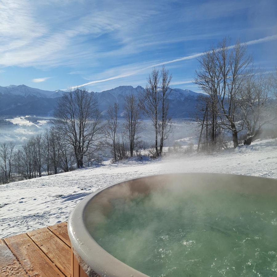 Domki Widokowe Wooden Luxury Chalet & Jacuzzi Zab Exteriér fotografie