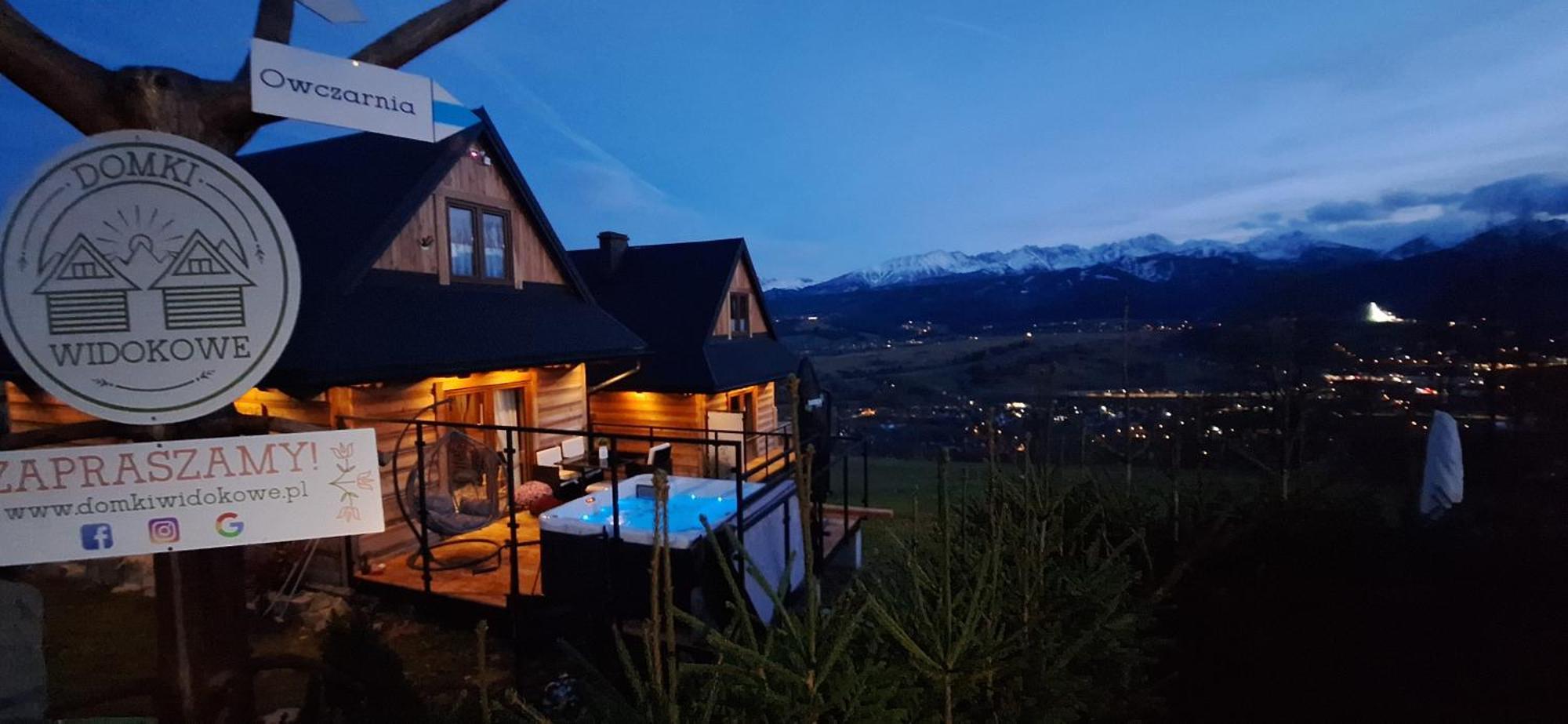 Domki Widokowe Wooden Luxury Chalet & Jacuzzi Zab Exteriér fotografie