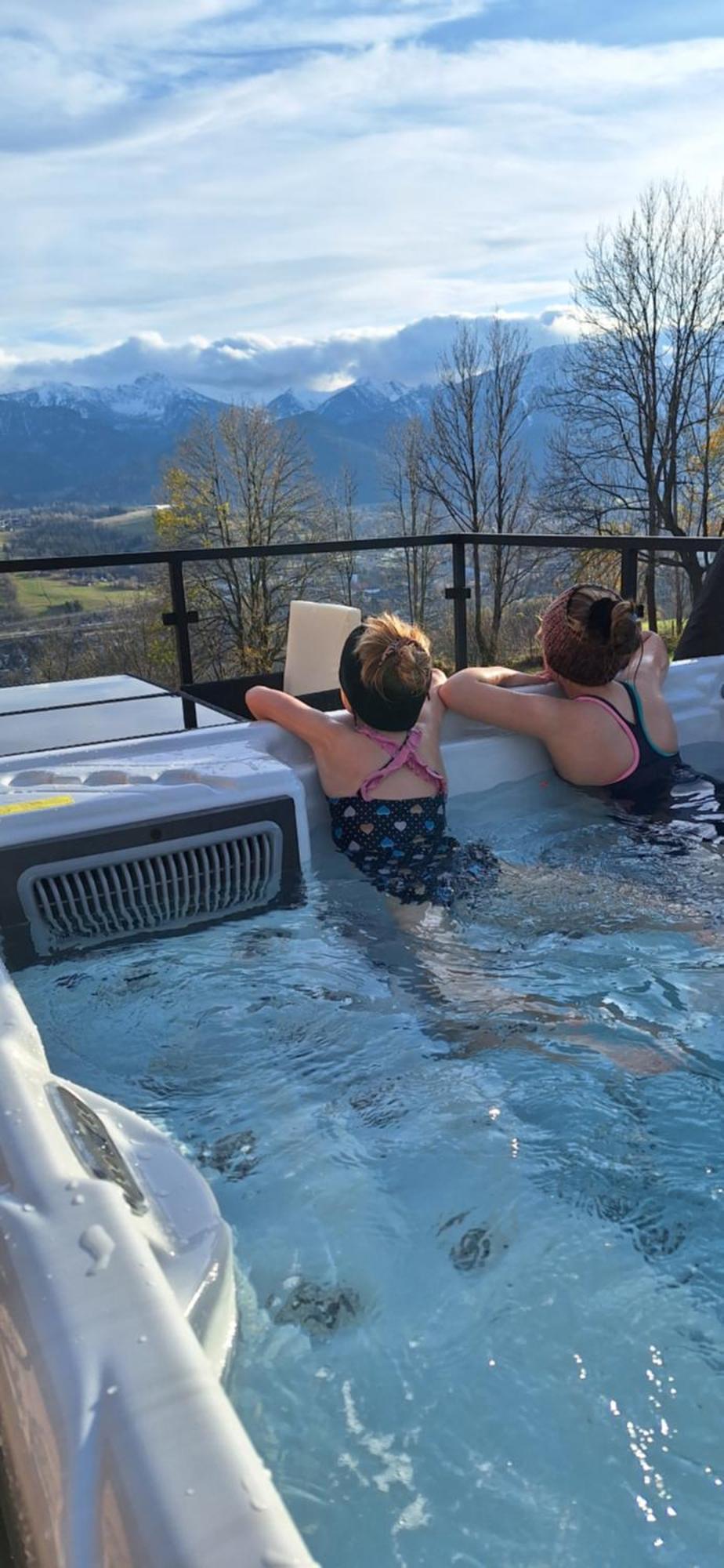 Domki Widokowe Wooden Luxury Chalet & Jacuzzi Zab Pokoj fotografie