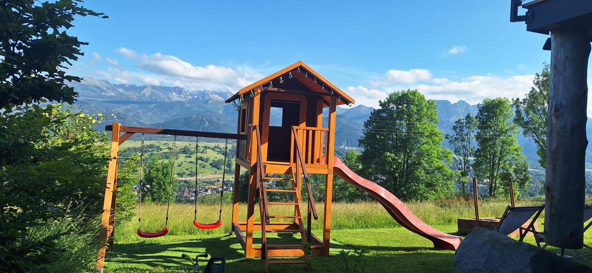 Domki Widokowe Wooden Luxury Chalet & Jacuzzi Zab Exteriér fotografie